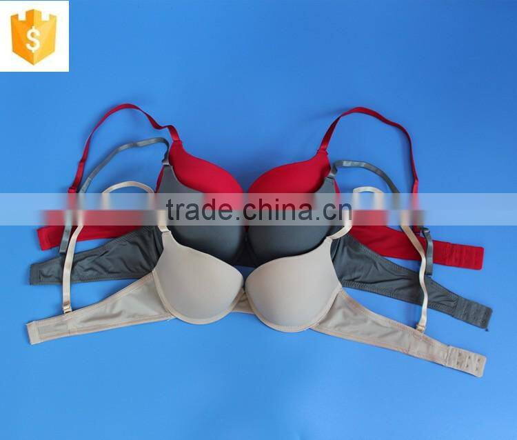 fashion volume push-up candy color bra manufacturer