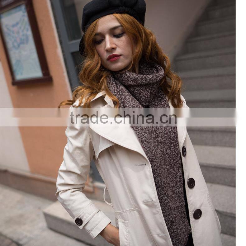 New Design Winter Unisex Women Men Fashion Wool Knitted Scarf