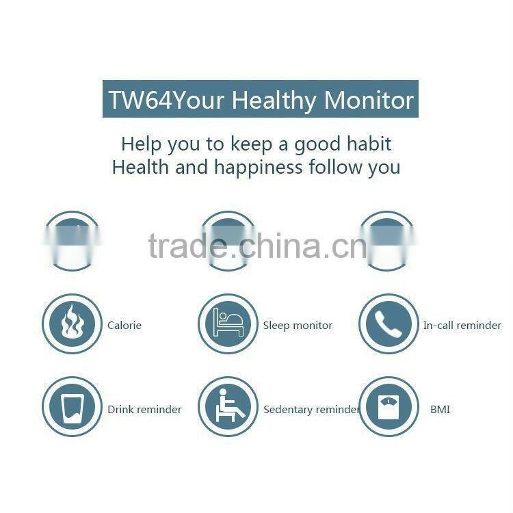 Hot OLED Screen TW64 Smart Wristband Bluetooth Sport Wristband Sleep Monitoring Fitness Tracker