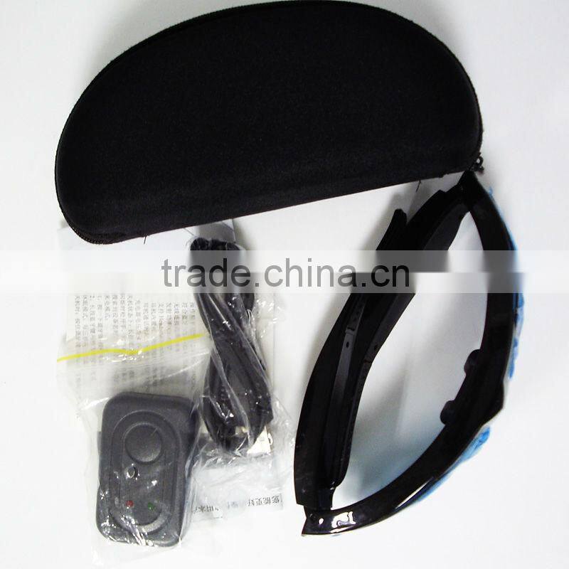 Hot Selling Stereo Type Bluetooth Sunglasses with MP3 Player Rechargeable Li Battery