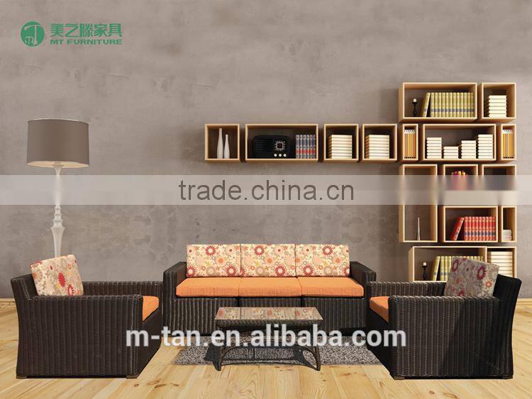 L Shaped Sectional Garden Sofa Set