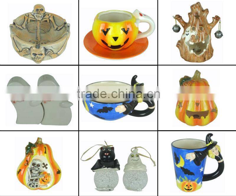 wholesale ceramic cake stand halloween