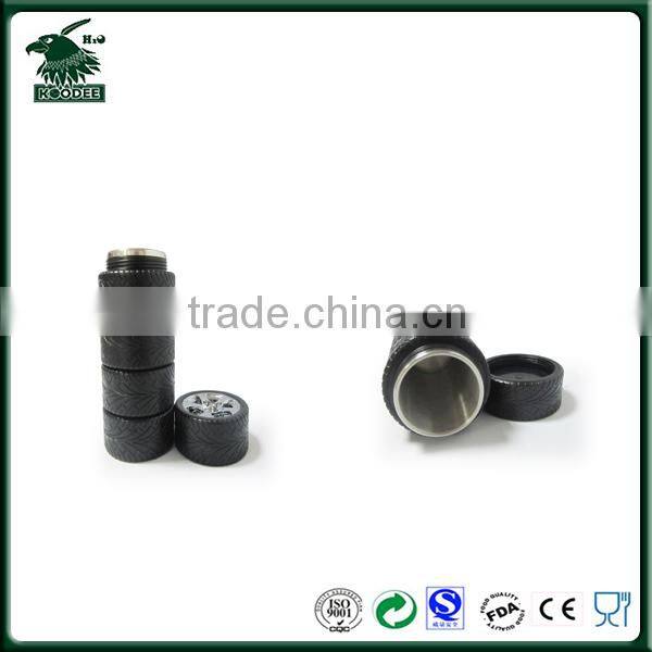Fashion tyre Double wall stainless steel Ttyre mug