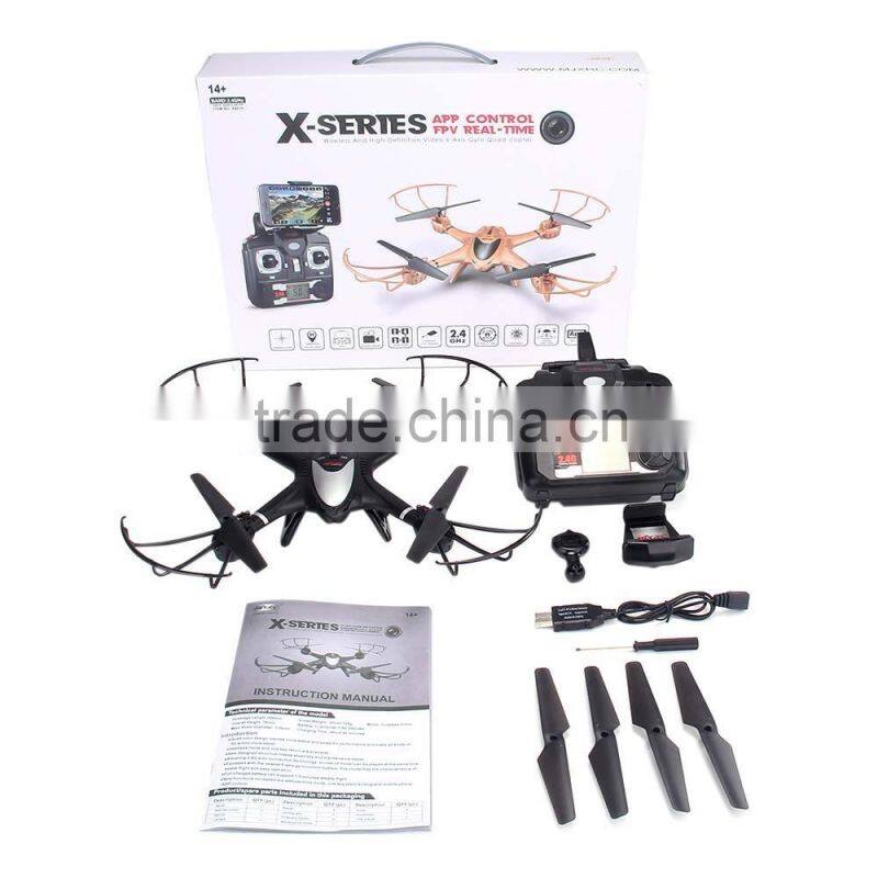 2016 WIFI FPV 0.3MP Camera APP/Transmitter Dual Mode Altitude Hold 3D Flip RC Quadcopter RTF