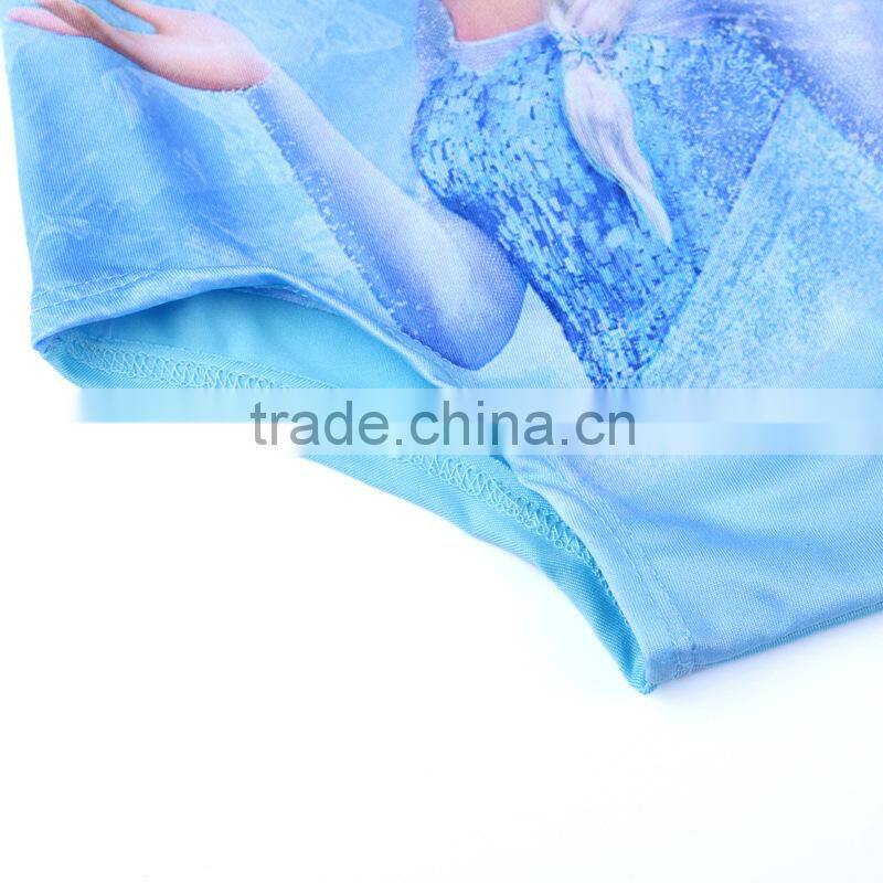 One Piece Elsa Princess 2015 Kids Girls Swimwear