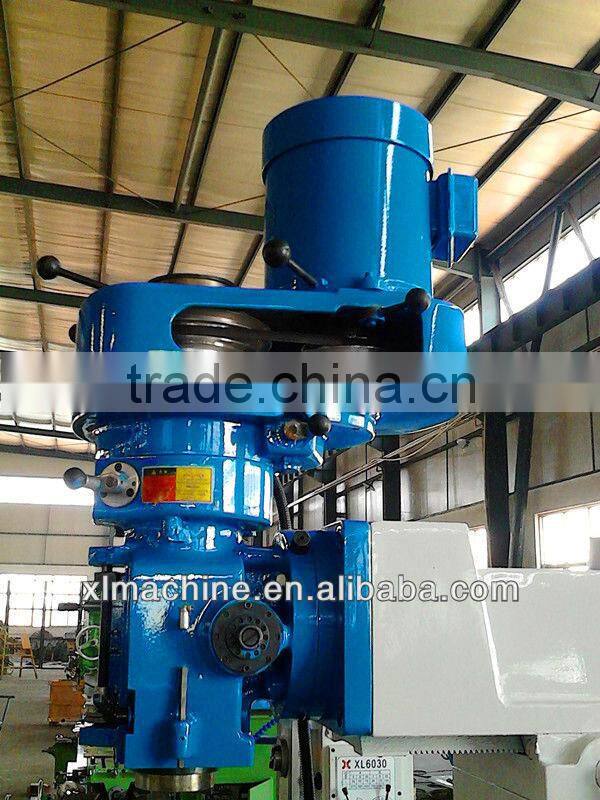 universal turret milling machine with high speed milling head