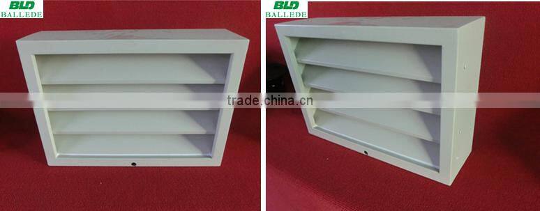 high strength storm louver shutter door