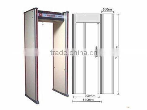 With LED display, Audible & Visual alarm, Walk Through Metal Detector gate(XST-AP2)