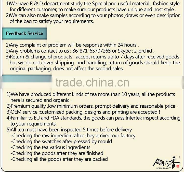 good for eyes organic ripe pu-erh chrysanthemum tea drink