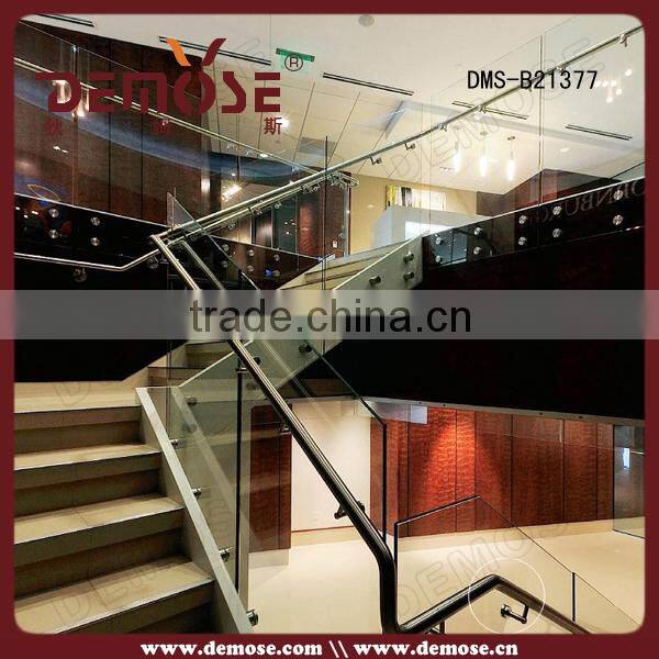 plastic handrail cover glass price m2 glass stair railing