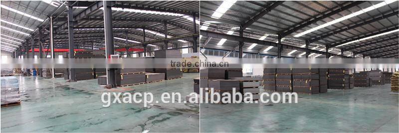 4mm two sides with colors broken core PE aluminum composite panel partitional and door panel