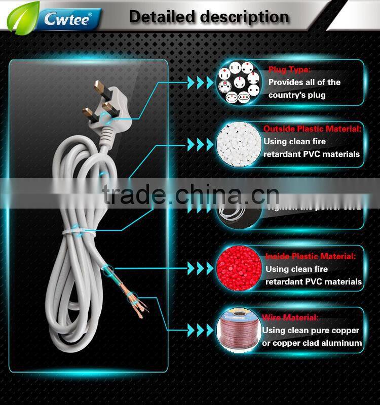 Multi way European Standard electrical power strip sockets with single switch
