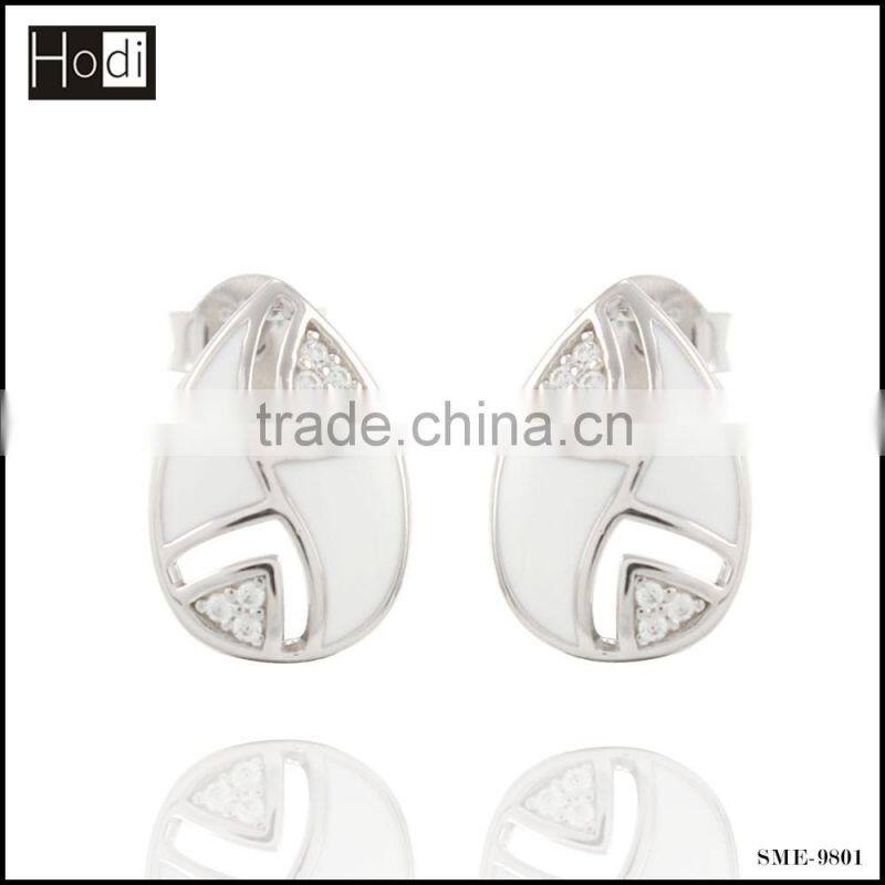 Women jewelry in 925 silver wholesale stud earrings