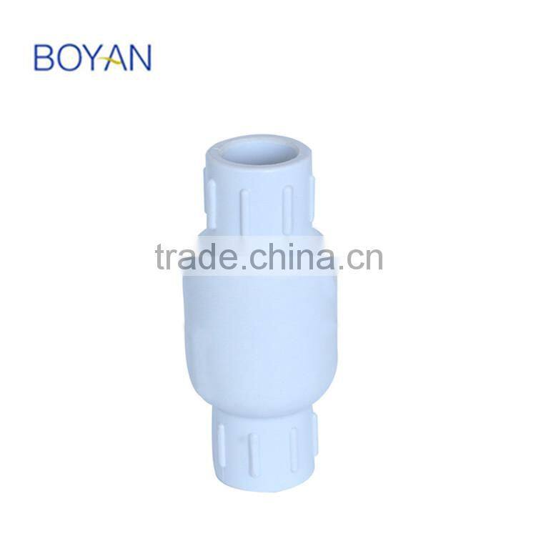 BOYAN taizhou for irrigation white plactic check valve