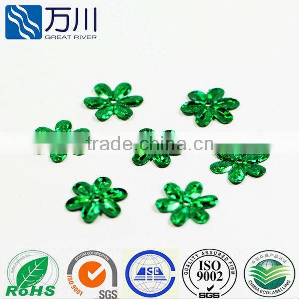 silver Bulk Colorful Flower Loose Sequin in 2014 New Design