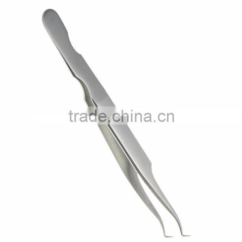 Curved tweezers, eyelash extension tweezers, eyelash picking tweezers