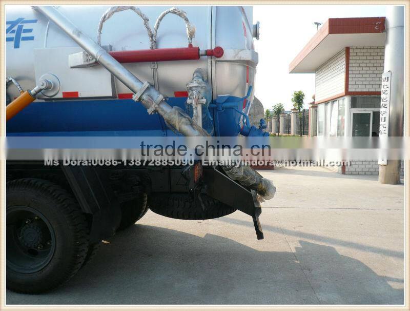 6000litres 4x2 vacuum sewage suction truck dongfeng