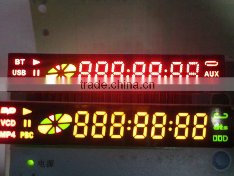 7 digits 7 segment LED digits display
