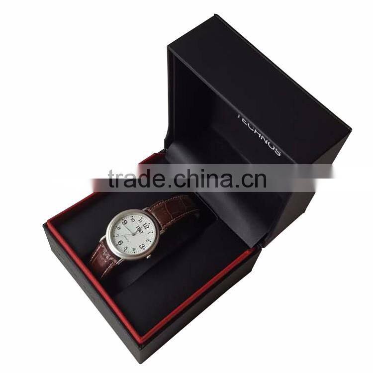 China Factory Custom Single Leather TECHNOS Watch Box.