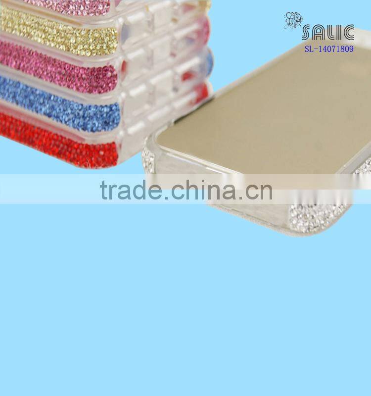 Shining Bling Diamond TPU bumper for iPhone 4 iPhone 5 Frame Case Cover