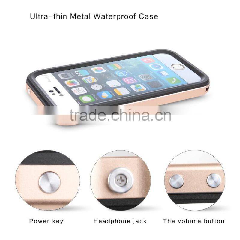 Metal waterproof phone cover