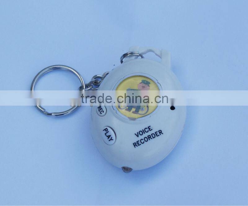 Hotsale message recording talking keychain