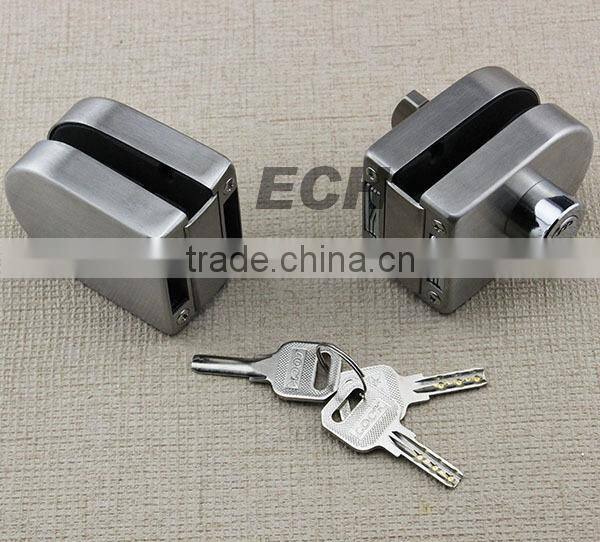 cabient stainless steel keyed sliding glass door lock
