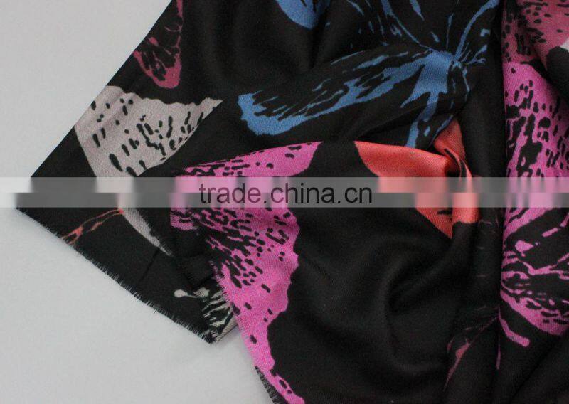 High quality women 100% wool scarf