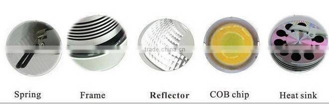 Natural White + warm white double color LED down light