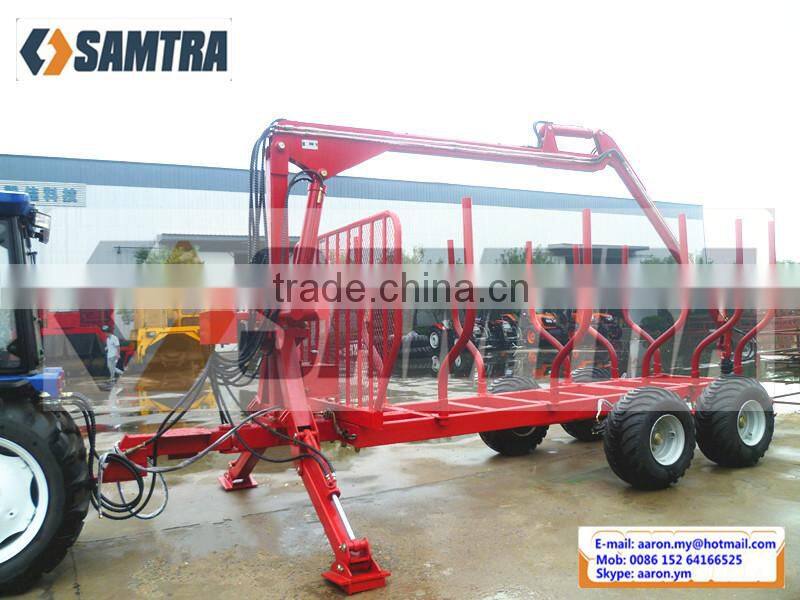 ZM8006 Log Trailers with Grapple, Forest Trailer