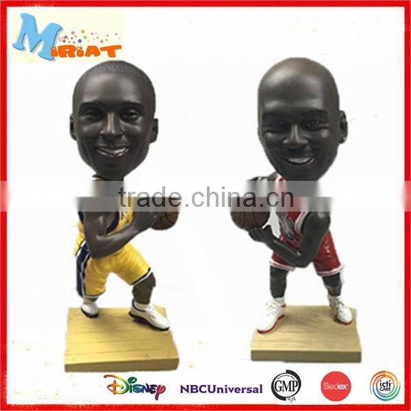 Lifelike funny pvc miniature soccer player figure toys