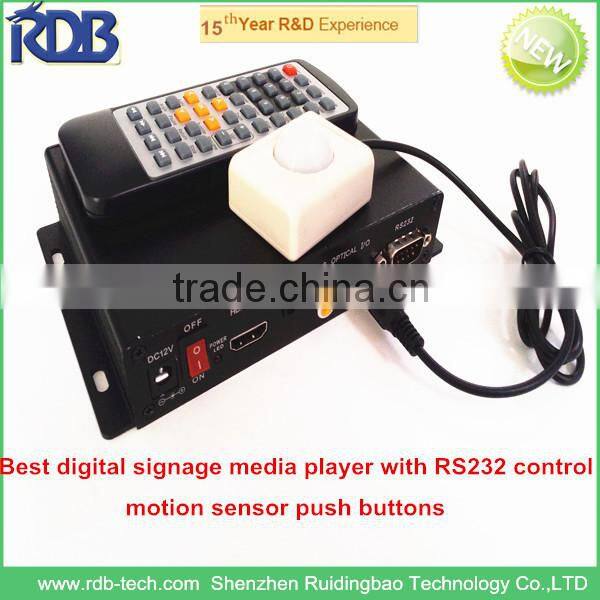 Metal case audio player with button input