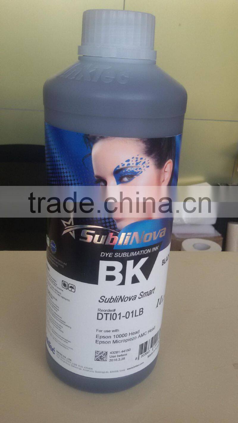 Dye sublimation ink for sublimation paper