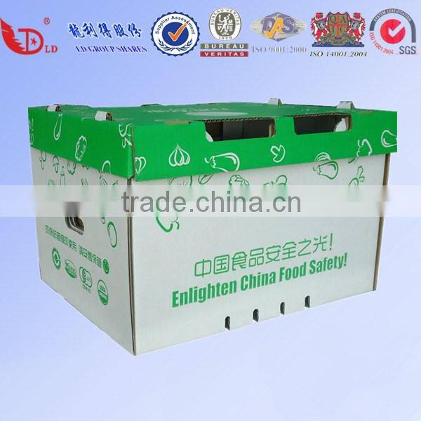 Corrugated Flat Folding Lid Fruit Delivery Carton Box