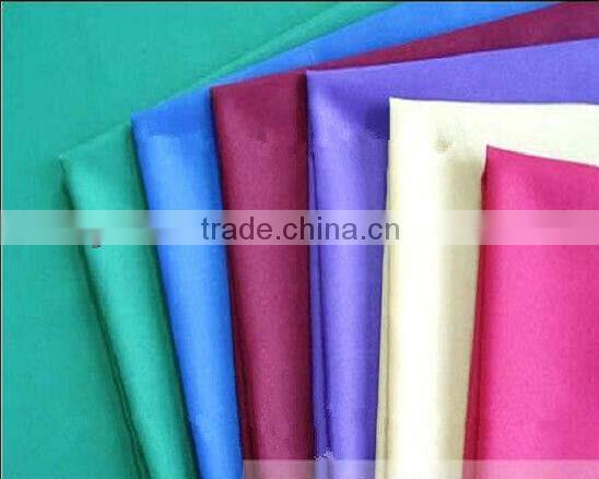 PU coated 190T taffeta polyester lining fabric