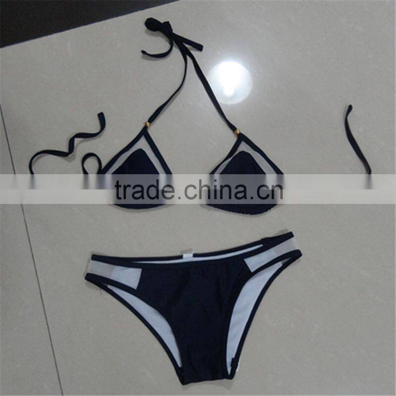 2015 Popular Romantic Comfortable Plain Bikini,Swimwear