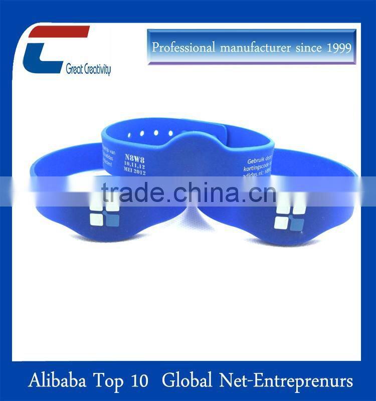 Silicone wristbands with led lights
