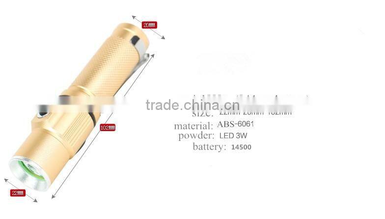 High quality best selling Q5 Aluminum Alloy led flashlight