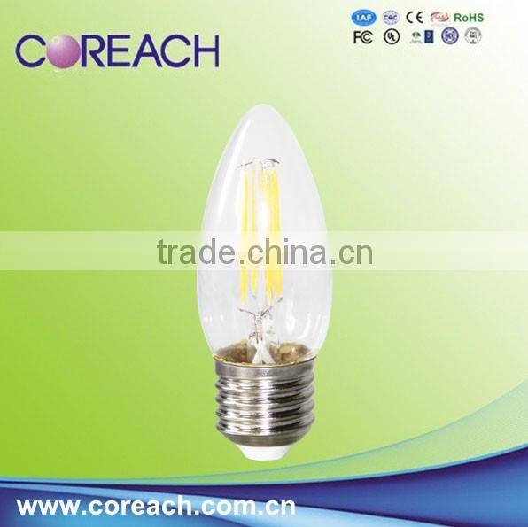 Top quality 120 Degree beam angle 230LM LED Candle Light 3w Coreach