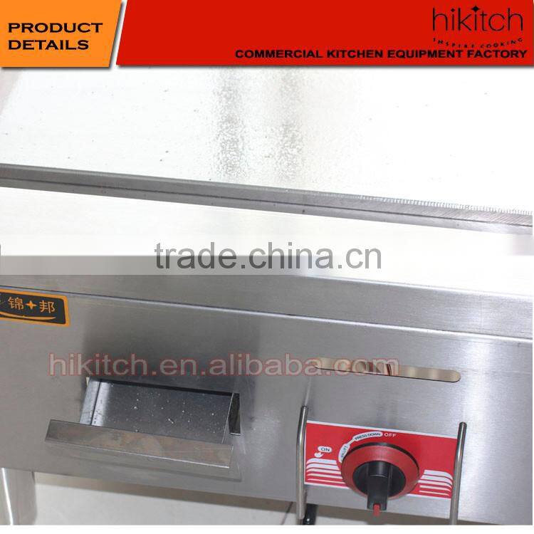 Stainless steel counter top gas griddle iron