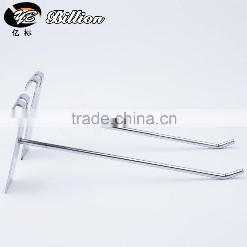 High quality chrome coated metal wire display netting hook for exhibition