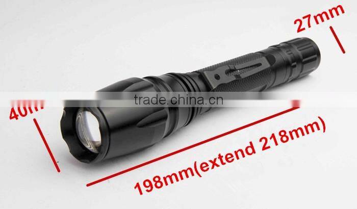 Onlystar GS-9448 2*18650 rechargeable lithium battery aluminum tactical powerful emergency usage fast track flashlight torch