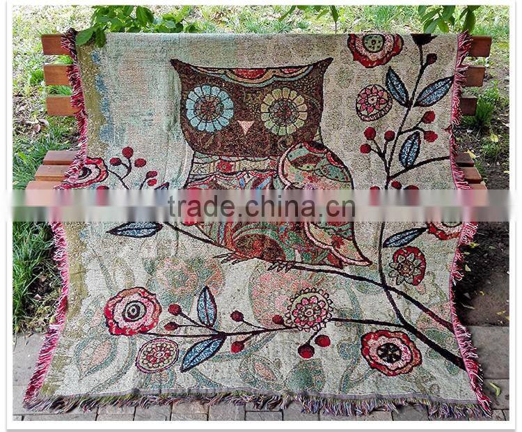 00% Cotton Casual Sofa Piano Bed Cover Sofa Throw Blanket Cloth Decoration Tapestry