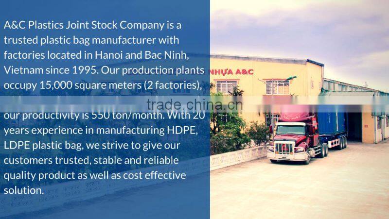 Clear Transparent Flat Plastic Bag Flat Bag with Bar code Customized