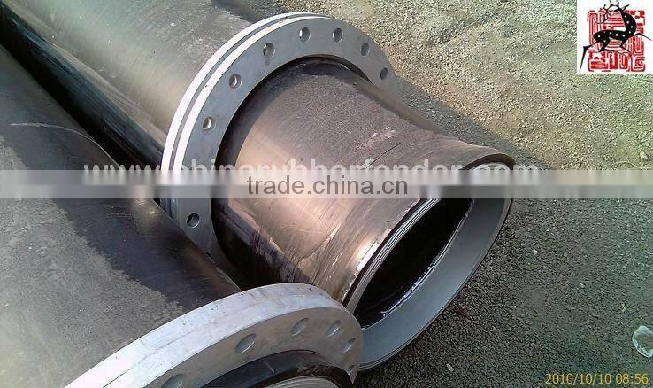 Flange end HDPE pipe