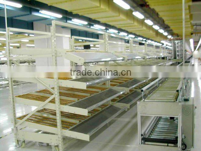 aluminum roller track racking