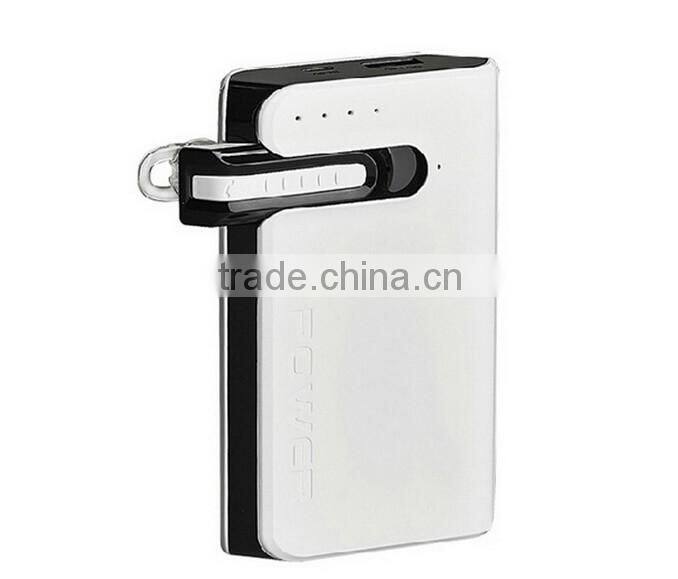 best quality power bank with bluetooth earphones headphones input dc5v for iphone ipad mobile phone accessories