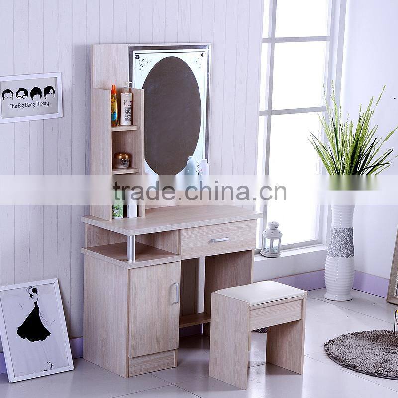 Wooden Dressing Cabinet with Mirror/Make up Table,home furniture