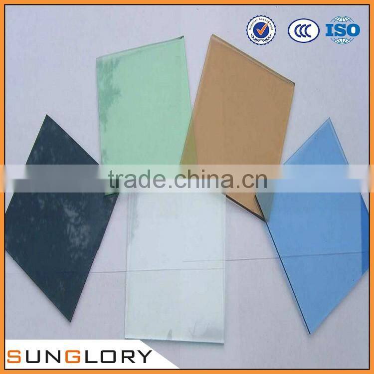 smoke gray tempered glass