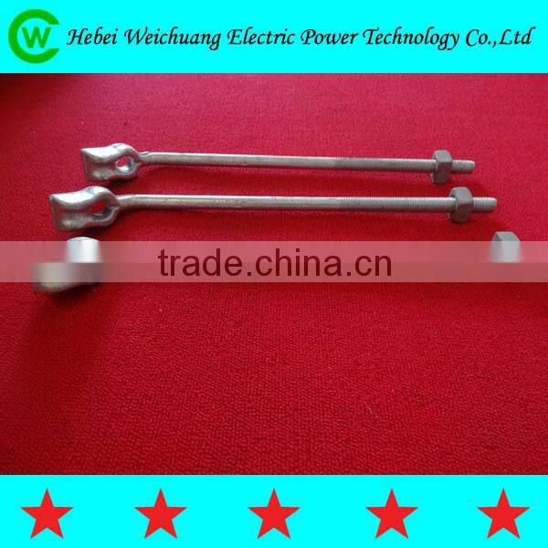 High Quality Forged Helix Screw Anchor Rod Overhead line fittings